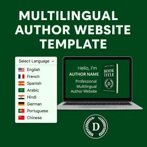 Multilingual Author Website Template